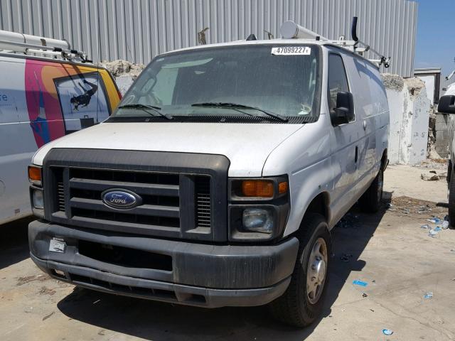 1FTNE2ELXADA47505 - 2010 FORD MARINE LOT WHITE photo 2