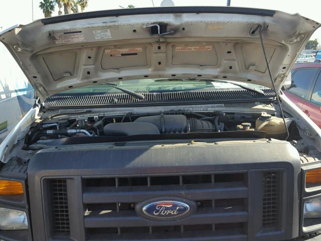 1FTNE2ELXADA47505 - 2010 FORD MARINE LOT WHITE photo 7