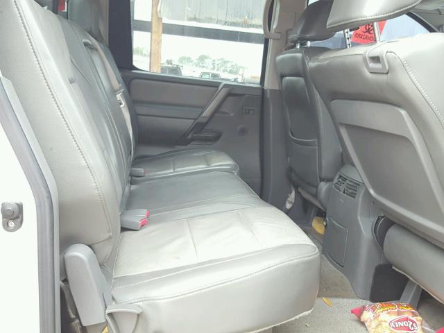 1N6BA07A76N536280 - 2006 NISSAN TITAN XE SILVER photo 6