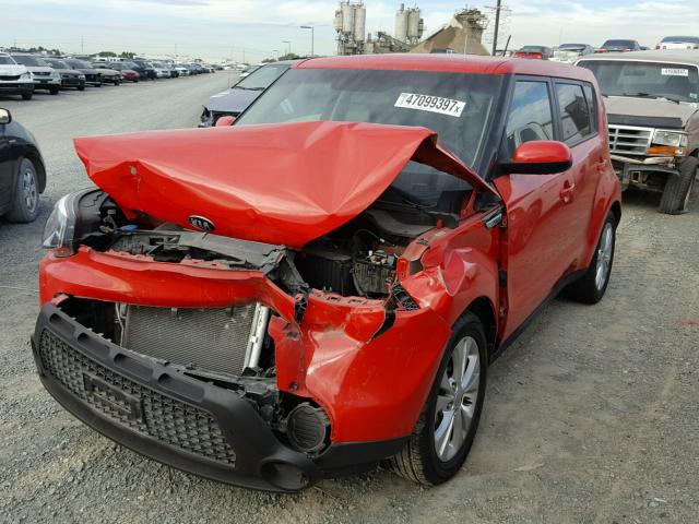 KNDJP3A54F7787336 - 2015 KIA SOUL + RED photo 2