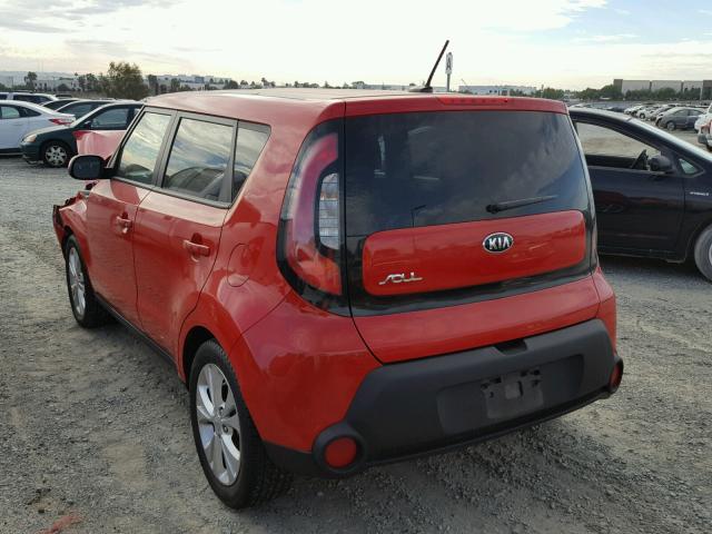 KNDJP3A54F7787336 - 2015 KIA SOUL + RED photo 3