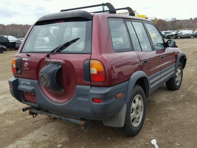 JT3HP10V2V7034184 - 1997 TOYOTA RAV4 RED photo 4