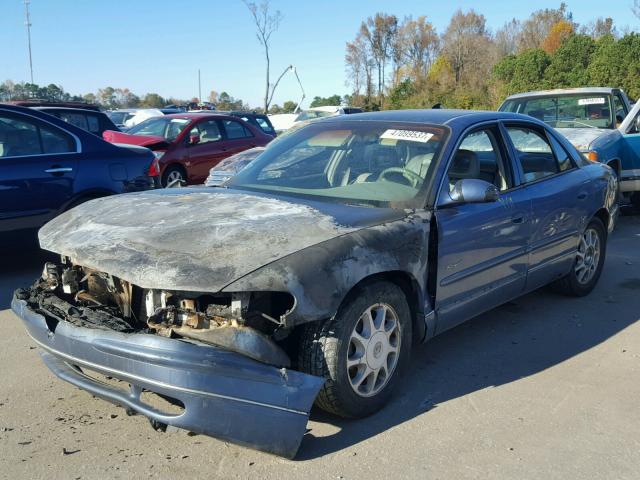 2G4WB52K3W1597704 - 1998 BUICK REGAL LS BLUE photo 2