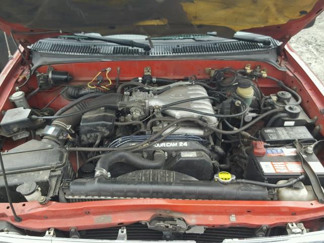 4TAWN72N5TZ171660 - 1996 TOYOTA TACOMA XTR RED photo 7