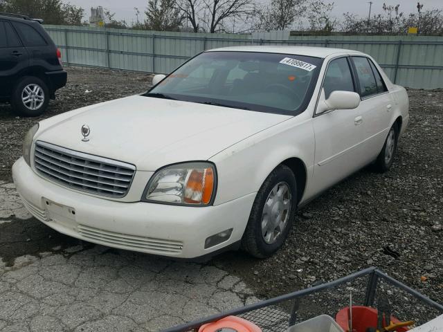 1G6KD54Y52U156575 - 2002 CADILLAC DEVILLE WHITE photo 2