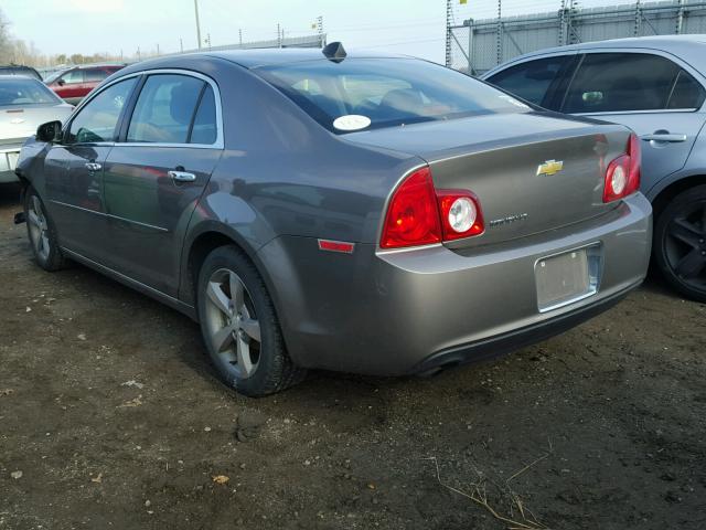 1G1ZC5EU3CF267148 - 2012 CHEVROLET MALIBU 1LT GRAY photo 3