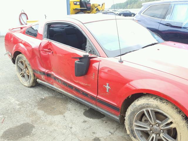 1ZVFT80N665259130 - 2006 FORD MUSTANG RED photo 9