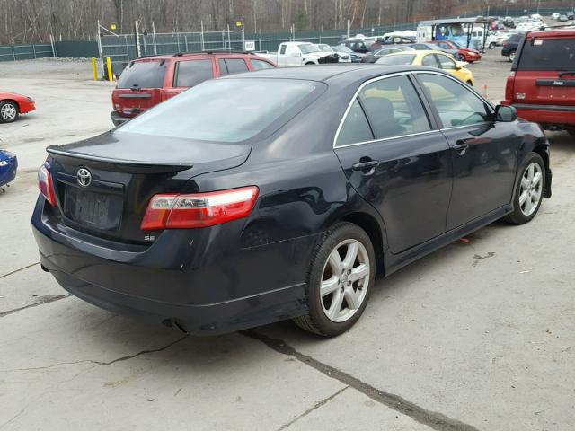 4T1BE46K87U692341 - 2007 TOYOTA CAMRY NEW BLACK photo 4