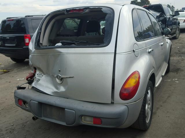 3C4FY58B12T284542 - 2002 CHRYSLER PT CRUISER SILVER photo 4