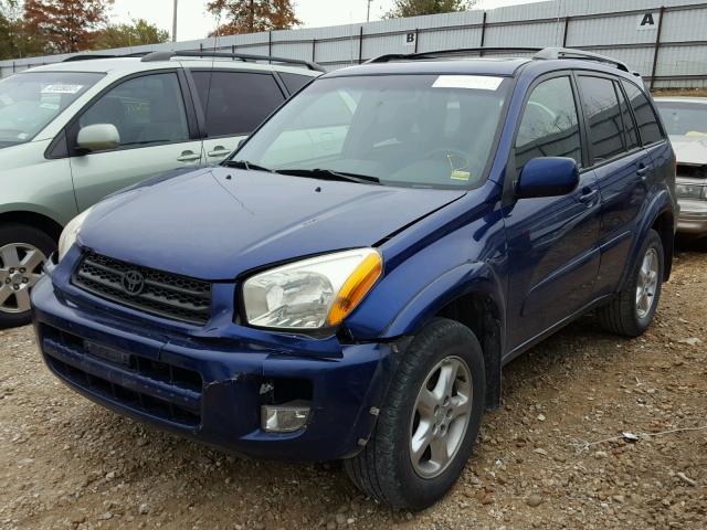 JTEHH20V636078685 - 2003 TOYOTA RAV4 BLUE photo 2