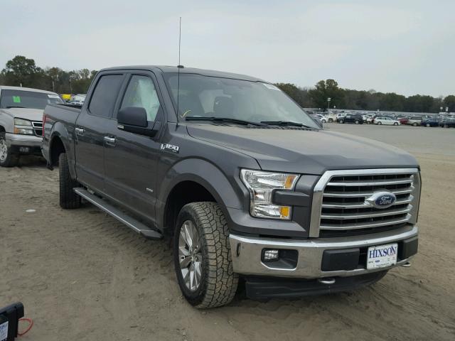 1FTEW1EG5HKD66276 - 2017 FORD F150 SUPER GRAY photo 1