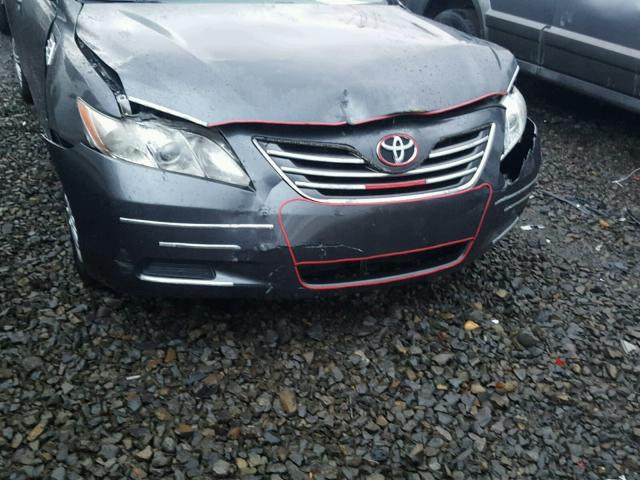 4T1BE46K98U732802 - 2008 TOYOTA CAMRY CE CHARCOAL photo 9