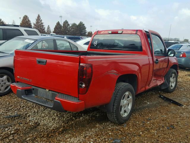 1GCCS14E798157591 - 2009 CHEVROLET COLORADO RED photo 4