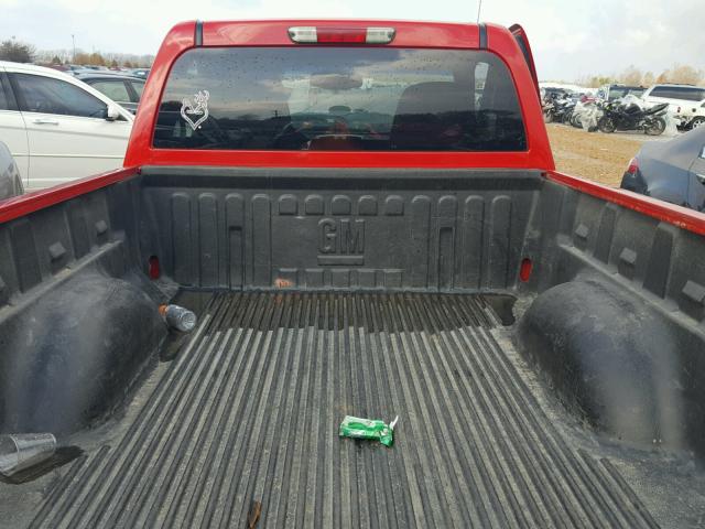 1GCCS14E798157591 - 2009 CHEVROLET COLORADO RED photo 6