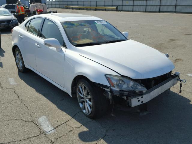 JTHBK262695090406 - 2009 LEXUS IS 250 WHITE photo 1