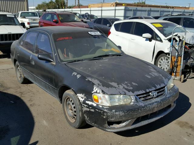 1NXBR12E12Z621879 - 2002 TOYOTA COROLLA CE BLACK photo 1