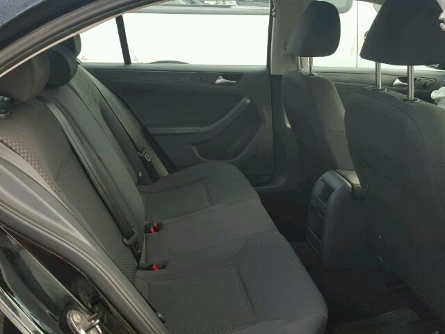 3VW2K7AJ0EM318396 - 2014 VOLKSWAGEN JETTA BASE BLACK photo 6