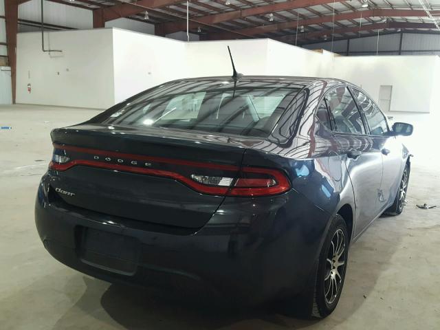 1C3CDFAA0DD308591 - 2013 DODGE DART SE BLACK photo 4