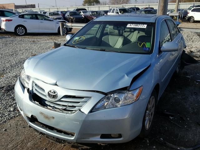 4T4BE46K49R096779 - 2009 TOYOTA CAMRY BASE BLUE photo 2