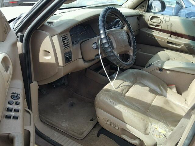 1B4HR28N51F521876 - 2001 DODGE DURANGO TAN photo 9