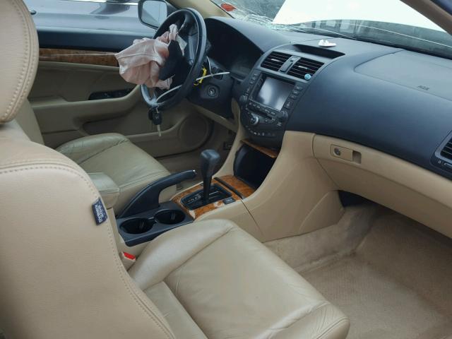 1HGCM82734A003695 - 2004 HONDA ACCORD EX WHITE photo 5