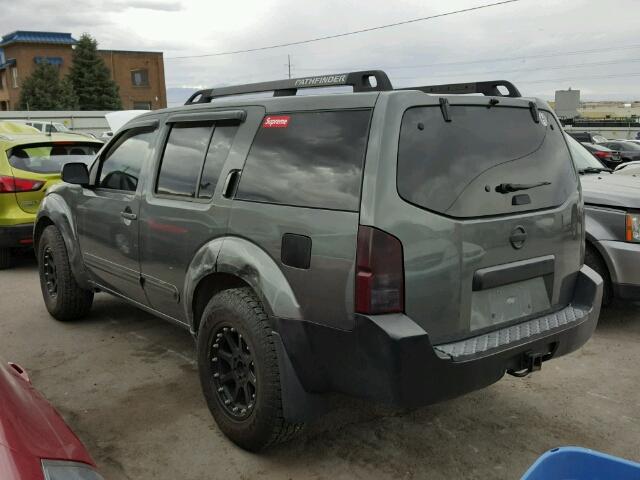 5N1AR18W66C665383 - 2006 NISSAN PATHFINDER GRAY photo 3