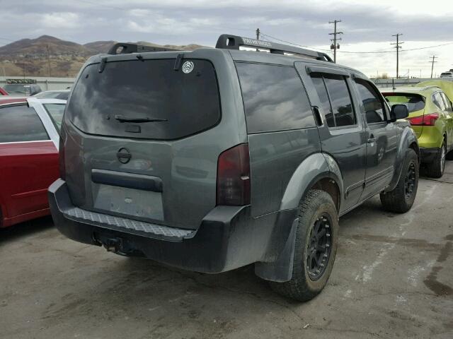 5N1AR18W66C665383 - 2006 NISSAN PATHFINDER GRAY photo 4