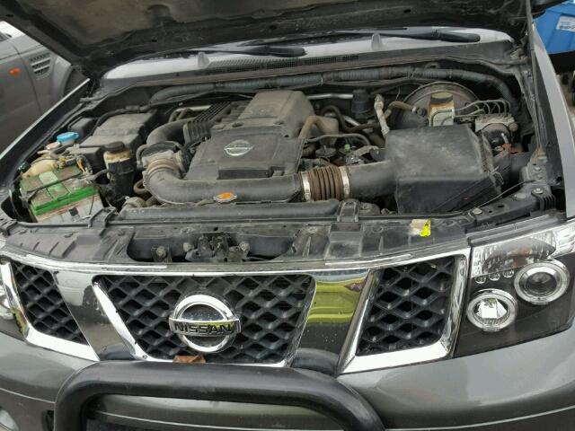 5N1AR18W66C665383 - 2006 NISSAN PATHFINDER GRAY photo 7