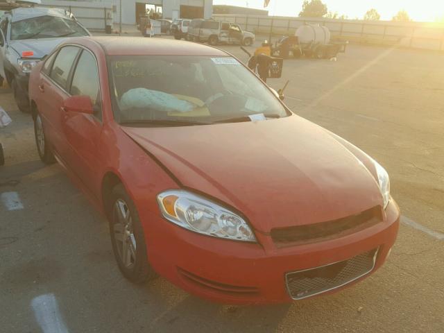 2G1WG5E35D1155605 - 2013 CHEVROLET IMPALA LT RED photo 1