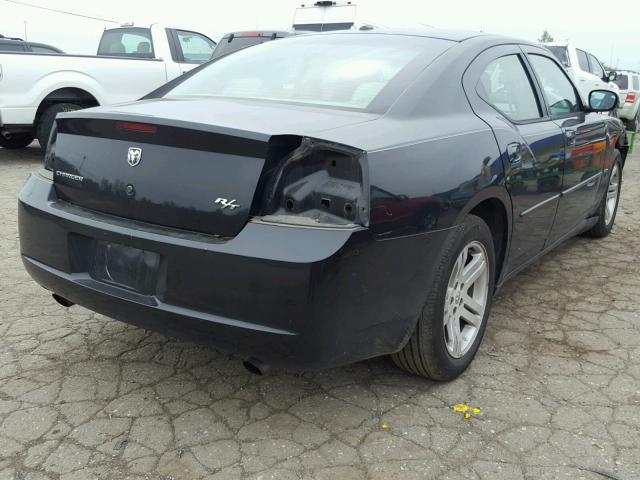 2B3KA53H87H654921 - 2007 DODGE CHARGER R/ BLACK photo 4