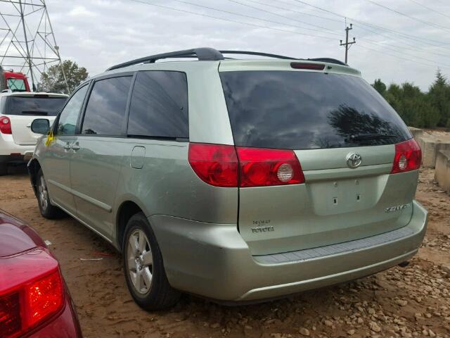 5TDZA22C66S557427 - 2006 TOYOTA SIENNA XLE GREEN photo 3