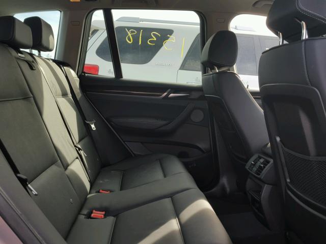 5UXWX9C59H0T07470 - 2017 BMW X3 XDRIVE2 GRAY photo 6