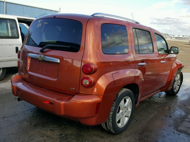 3GNDA23D37S571324 - 2007 CHEVROLET HHR LT ORANGE photo 4