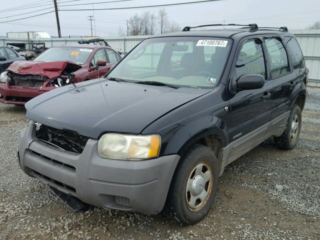 1FMYU02122KA14627 - 2002 FORD ESCAPE XLS BLACK photo 2