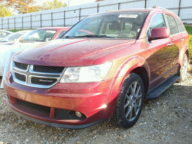 3D4PG3FG5BT506528 - 2011 DODGE JOURNEY CR RED photo 2