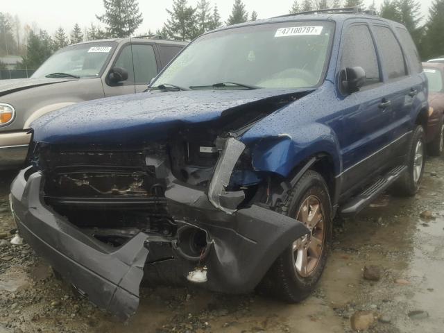 1FMYU03167KB77870 - 2007 FORD ESCAPE XLT BLUE photo 2