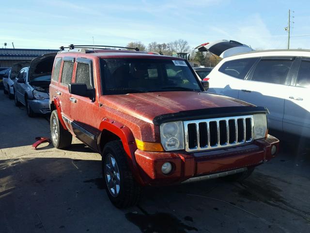 1J8HG58NX6C191356 - 2006 JEEP COMMANDER RED photo 1