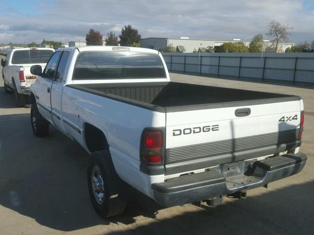 1B7KF2362XJ648589 - 1999 DODGE RAM 2500 WHITE photo 3