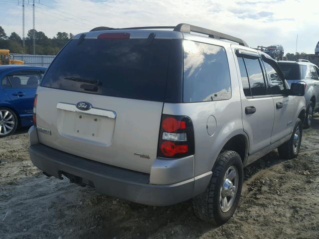 1FMEU62E76UA23391 - 2006 FORD EXPLORER X SILVER photo 4