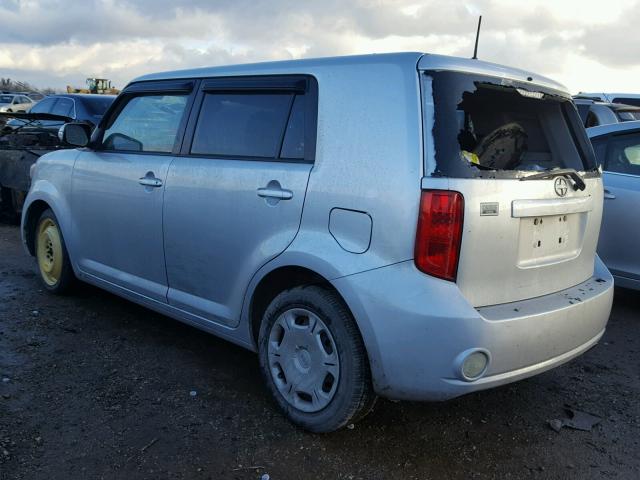 JTLKE50E381009191 - 2008 TOYOTA SCION XB SILVER photo 3