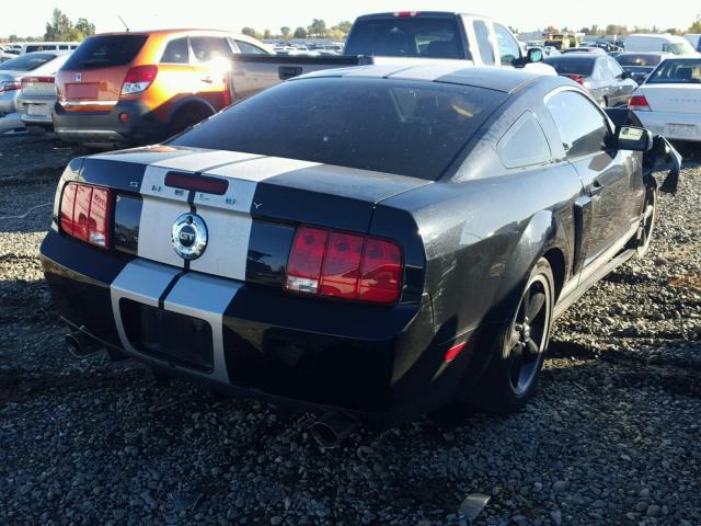 1ZVHT82H075361797 - 2007 FORD MUSTANG GT BLACK photo 4