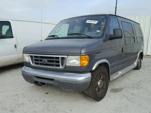 1FDRE14L86HA12647 - 2006 FORD ECONOLINE CHARCOAL photo 2