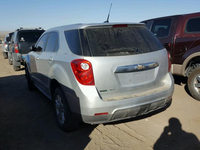 2GNFLCEK4C6139855 - 2012 CHEVROLET EQUINOX LS SILVER photo 3