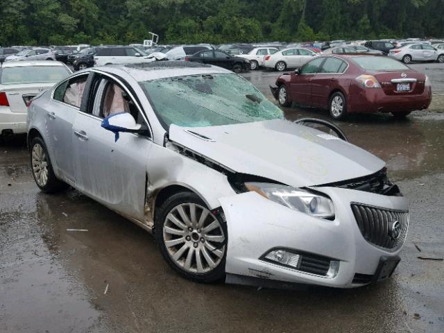 2G4GT5GV7D9122124 - 2013 BUICK REGAL PREM SILVER photo 1