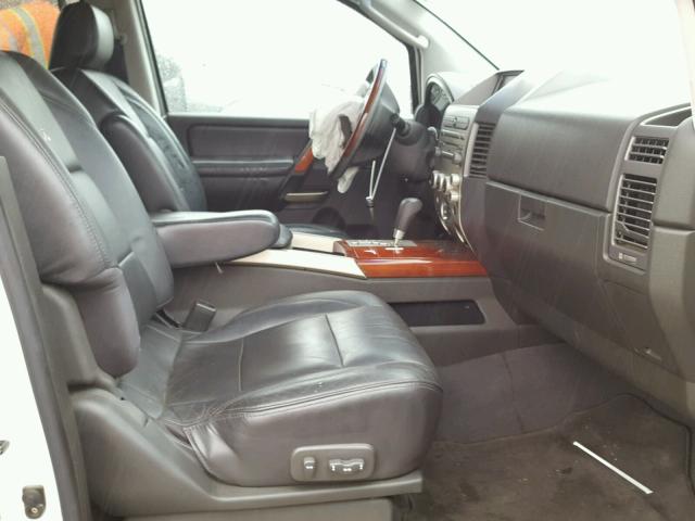 5N3AA08C16N808338 - 2006 INFINITI QX56 WHITE photo 5