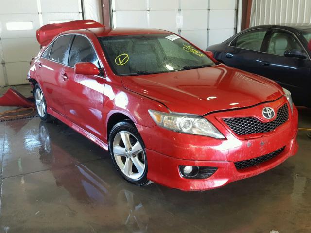 4T1BF3EKXBU146447 - 2011 TOYOTA CAMRY BASE RED photo 1