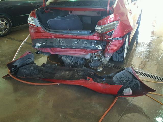 4T1BF3EKXBU146447 - 2011 TOYOTA CAMRY BASE RED photo 9