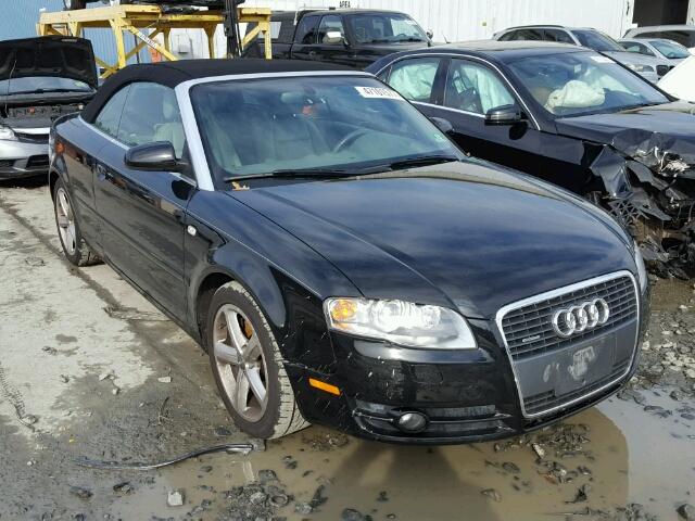 WAUDH48H68K001825 - 2008 AUDI A4 3.2 CAB BLACK photo 1