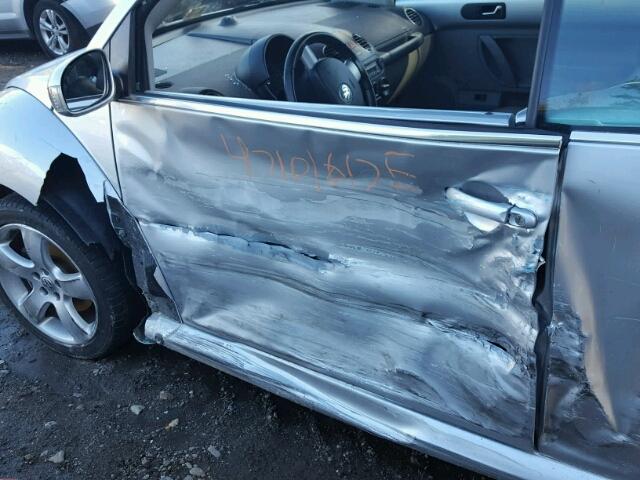 3VWSG31Y67M407044 - 2007 VOLKSWAGEN NEW BEETLE 银色 照片 9