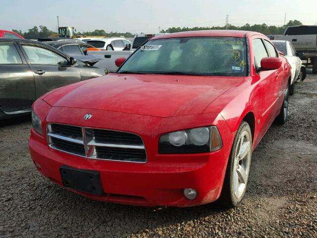 2B3CA9CV4AH316778 - 2010 DODGE CHARGER RA RED photo 2